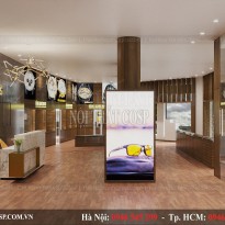 Thiết kế nội thất shop đồng hồ Đăng Quang – anh Hiếu